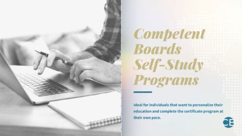competent-boards- Self-Study Certificate Program