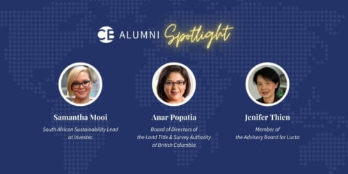 Alumni spotlight: Anar Popatia, Samantha Mooi and Jenifer Thien