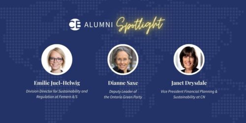 Alumni spotlight Emilie Juel-Helwig, Dr. Dianne Saxe and Janet Drysdale